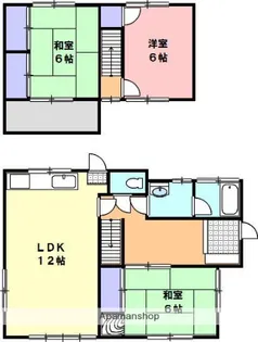 香川県高松市香川町浅野【一戸建】の間取り