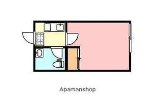扇町マンション【2階】の間取り