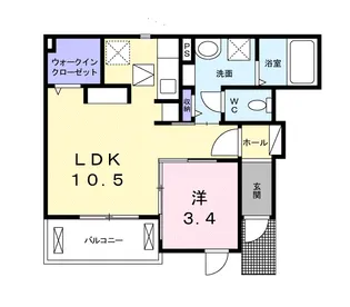 グランデ シーナⅢ【1階】の間取り