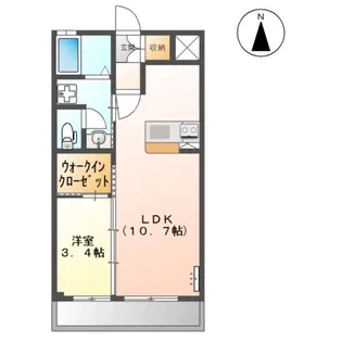 レマーレⅠ【1階】の間取り