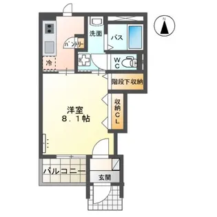 スリジエ A【1階】の間取り