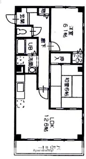 フィネスニーナ【202号室】の間取り