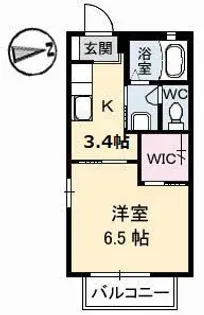 バリュージュM【2階】の間取り