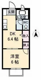 フォブール高崎【1階】の間取り