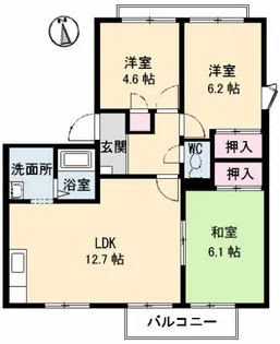 フレグランス藤ノ木 A棟【1階】の間取り