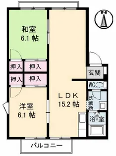 フレグランス藤ノ木 B棟【2階】の間取り