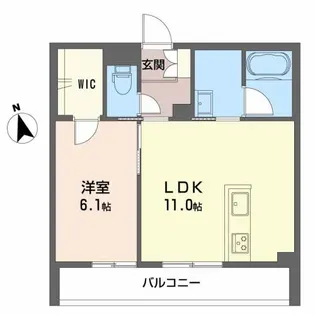 ザイテグラウベン【3階】の間取り