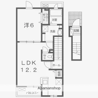 ミルフロールⅤ【2階】の間取り