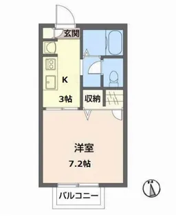 コーポソレイユ【2階】の間取り