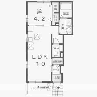 エルシオンⅠ【1階】の間取り