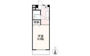 プレアール仏生山【Ⅱ406号室】の間取り