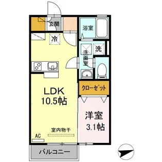 パークサウス【2階】の間取り