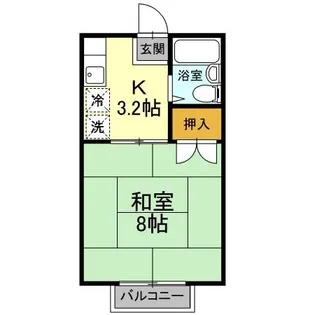 ビューフォート屋島 【2階】の間取り