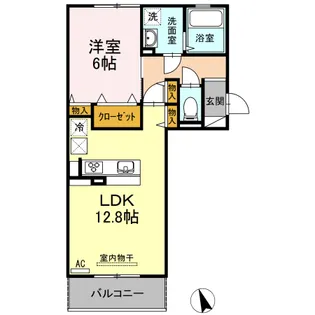 ラナ マラキ B棟【1階】の間取り