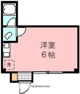 コーポ伏石【103号室】の間取り