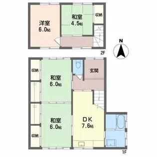 香川県高松市木太町【一戸建】の間取り