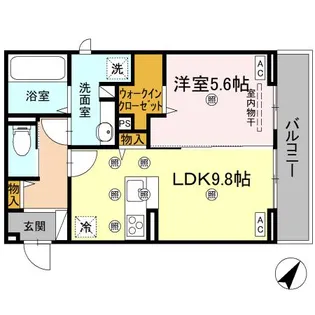 リエートパーク【3階】の間取り
