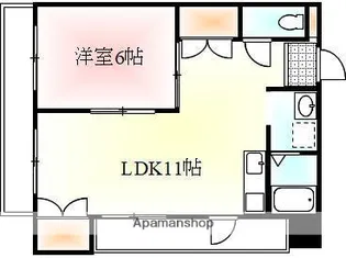 BASE津田【401号室】の間取り