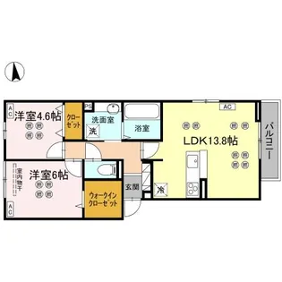 カメリアメゾン【3階】の間取り