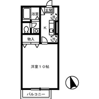 モーニンググローリー【2階】の間取り