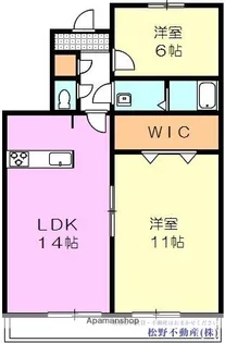 ファミリーハイツ太田【205号室号室】の間取り
