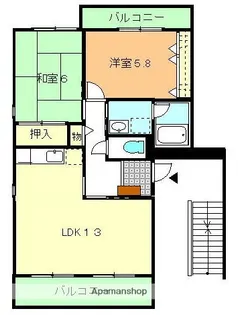 カーサハイツ【103号室】の間取り