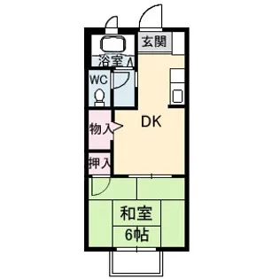 フォブール高崎【2階】の間取り
