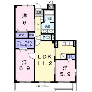 ANNEXーⅡ【1階】の間取り