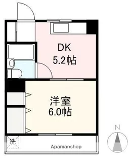 香川県高松市香西東町【マンション】の間取り
