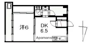 香川県高松市松島町2丁目【マンション】の間取り