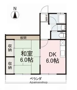 香川県高松市東ハゼ町【マンション】の間取り