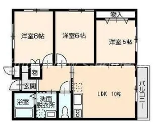 香川県高松市十川西町【アパート】の間取り