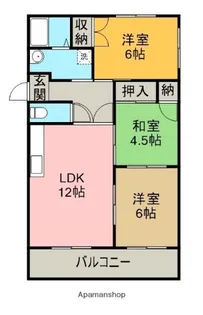 アーバンコート【2階】の間取り