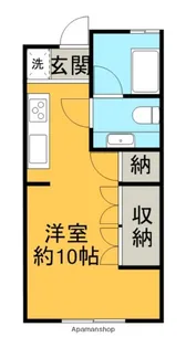 メゾンフローリア【1階】の間取り