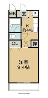 寺田ハイツ【2階】の間取り