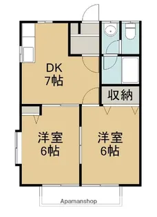 ソシアサニーヒル【1階】の間取り
