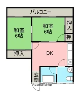 みうらハイツ【2階】の間取り