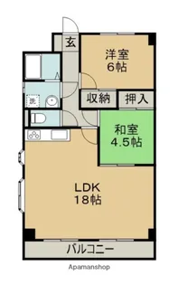 アーバンコート久保田【3階】の間取り