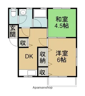 藤田コーポ【2階】の間取り