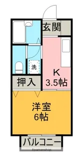 ルカハウス庄内【2階】の間取り