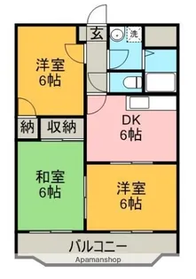 エクセレント・AM【1階】の間取り