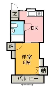 ユースハイツⅡ【2階】の間取り