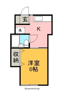 ユースハイツⅢ【1階】の間取り