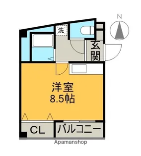 ウェストベルジュ【3階】の間取り