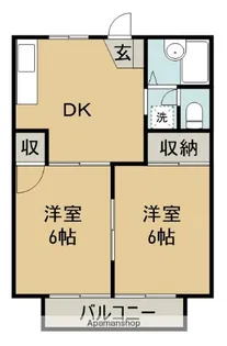 グリーンヒル【1階】の間取り