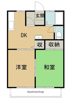 メゾントレビⅩⅡ【2階】の間取り
