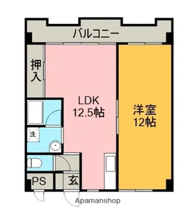 パークマンションアイワ【2階】の間取り