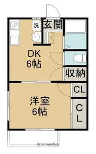 ウエストハイツ N【2階】の間取り