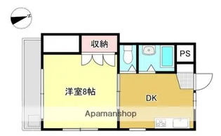 アーバンコート河内町【3階】の間取り