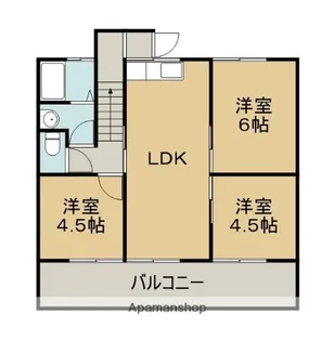 JOYアクシア【2階】の間取り